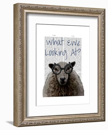 What Ewe Looking At-Fab Funky-Framed Art Print