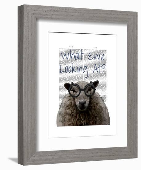 What Ewe Looking At-Fab Funky-Framed Art Print