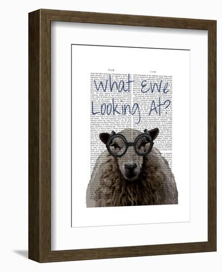 What Ewe Looking At-Fab Funky-Framed Art Print