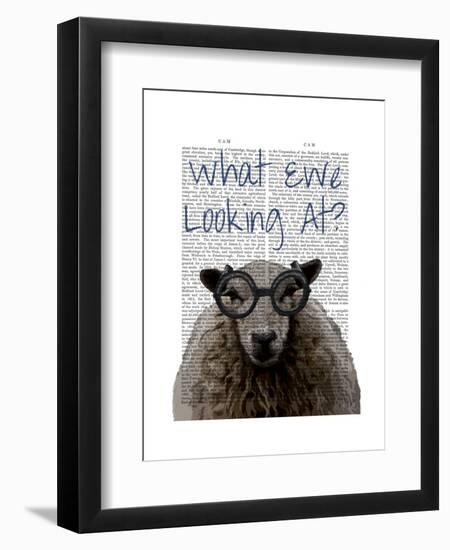 What Ewe Looking At-Fab Funky-Framed Art Print