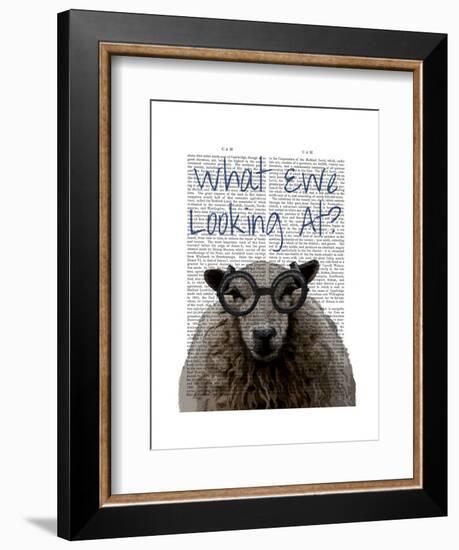 What Ewe Looking At-Fab Funky-Framed Art Print