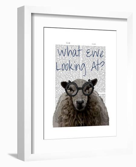 What Ewe Looking At-Fab Funky-Framed Art Print