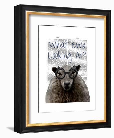 What Ewe Looking At-Fab Funky-Framed Art Print