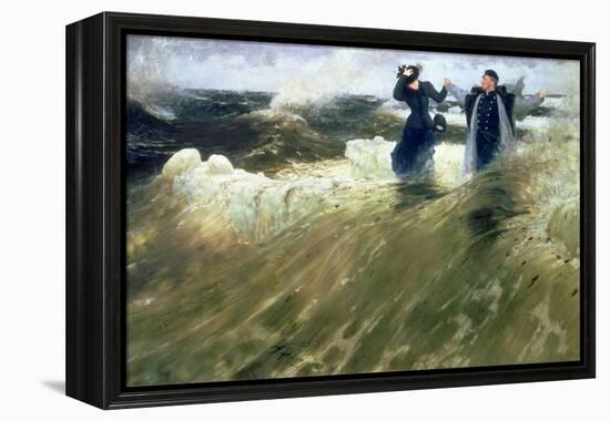 "What Freedom!" 1903-Ilya Efimovich Repin-Framed Premier Image Canvas