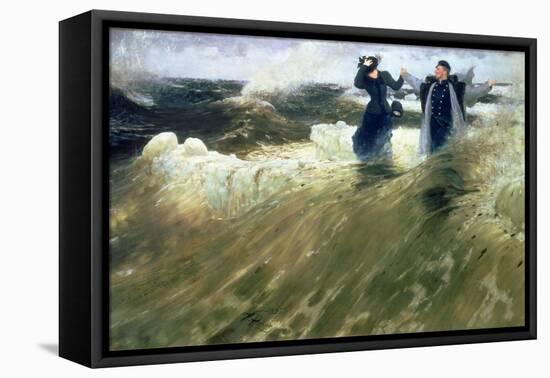"What Freedom!" 1903-Ilya Efimovich Repin-Framed Premier Image Canvas