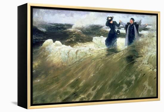 "What Freedom!" 1903-Ilya Efimovich Repin-Framed Premier Image Canvas