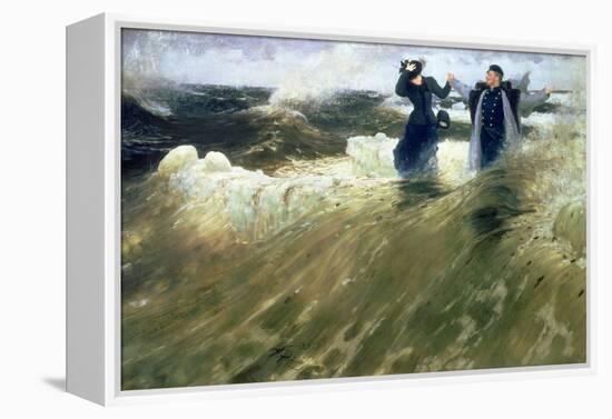 "What Freedom!" 1903-Ilya Efimovich Repin-Framed Premier Image Canvas