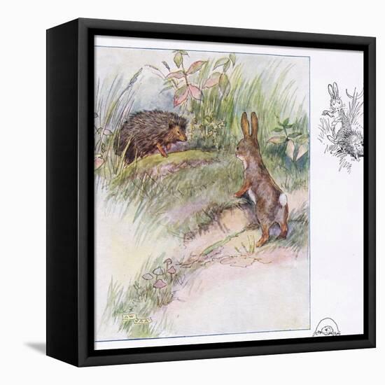 What Funny Things-Anne Anderson-Framed Premier Image Canvas