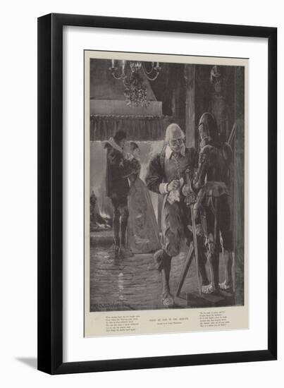 What He Saw in the Armour-Richard Caton Woodville II-Framed Giclee Print