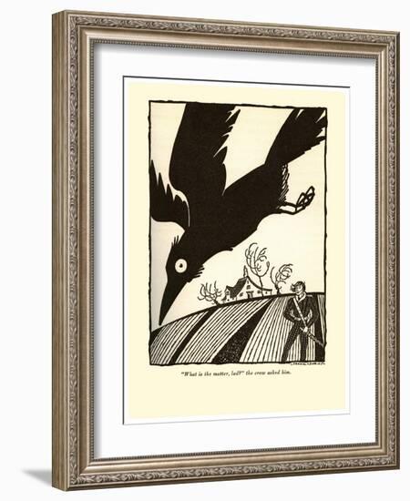 What Is The Matter Lad?-Frank Dobias-Framed Art Print