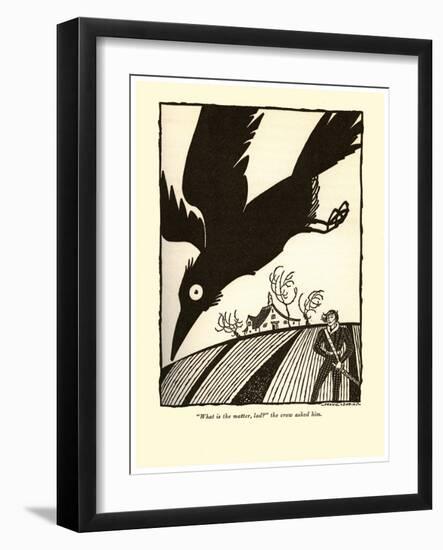 What Is The Matter Lad?-Frank Dobias-Framed Art Print