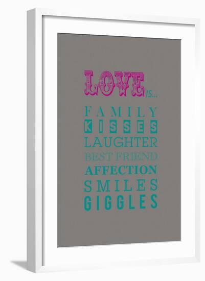 What Love Is...-Sasha Blake-Framed Art Print