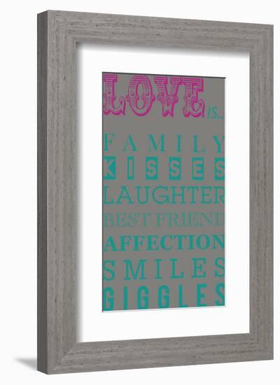 What Love Is...-Sasha Blake-Framed Giclee Print