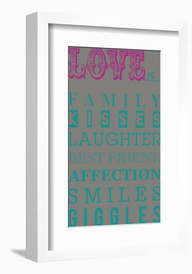 What Love Is...-Sasha Blake-Framed Giclee Print