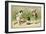 What Luck! a Bottle of Champagne', Promotional Card for the Parisian Department Store 'Au Bon…-null-Framed Giclee Print