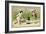 What Luck! a Bottle of Champagne', Promotional Card for the Parisian Department Store 'Au Bon…-null-Framed Giclee Print