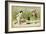 What Luck! a Bottle of Champagne', Promotional Card for the Parisian Department Store 'Au Bon…-null-Framed Giclee Print