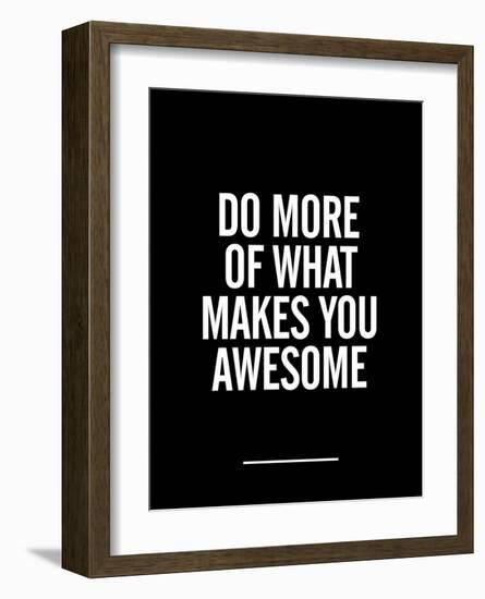 What Makes You Awesome-Brett Wilson-Framed Art Print