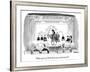 "What part of Noh don't you understand?" - New Yorker Cartoon-Pat Byrnes-Framed Premium Giclee Print