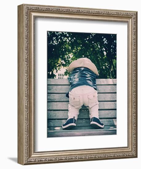 What's behind Here? - Retro-SHS Photography-Framed Photographic Print
