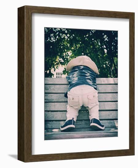 What's behind Here? - Retro-SHS Photography-Framed Photographic Print