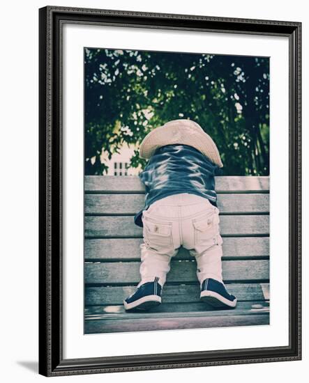 What's behind Here? - Retro-SHS Photography-Framed Photographic Print