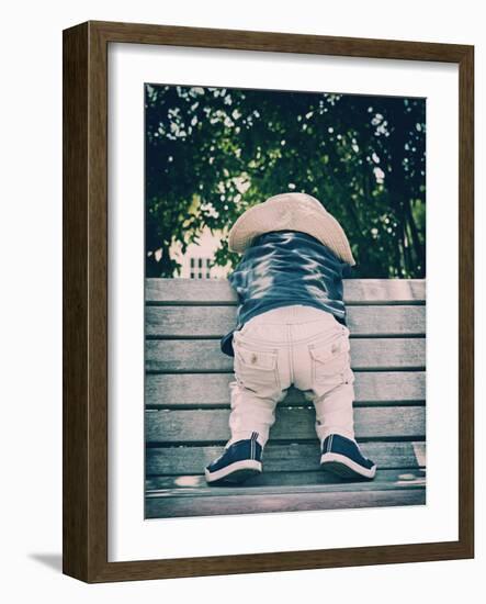 What's behind Here? - Retro-SHS Photography-Framed Photographic Print