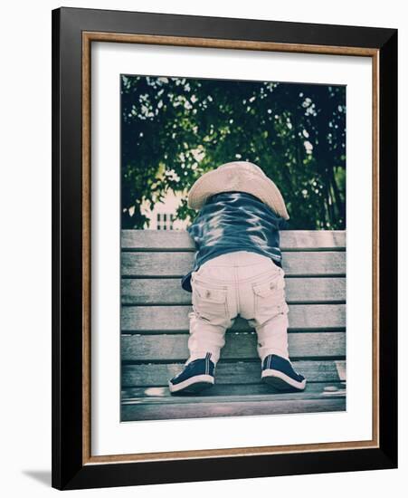 What's behind Here? - Retro-SHS Photography-Framed Photographic Print