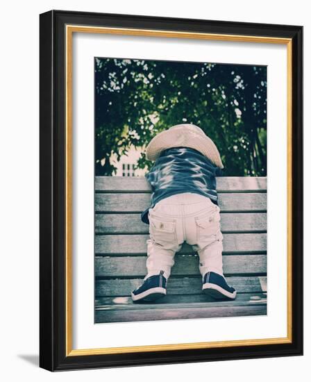 What's behind Here? - Retro-SHS Photography-Framed Photographic Print