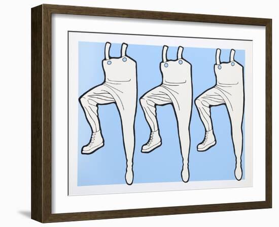 What's Going on in the Halls?-John Wesley-Framed Serigraph