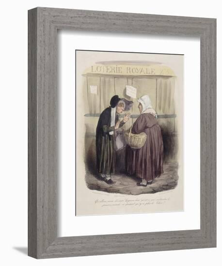 What's Going to Happen to Us, Good Lord!-Honore Daumier-Framed Giclee Print