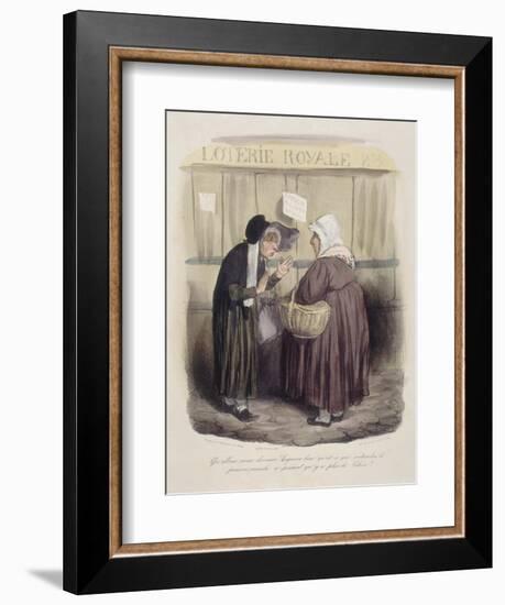 What's Going to Happen to Us, Good Lord!-Honore Daumier-Framed Giclee Print