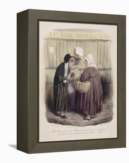 What's Going to Happen to Us, Good Lord!-Honore Daumier-Framed Premier Image Canvas
