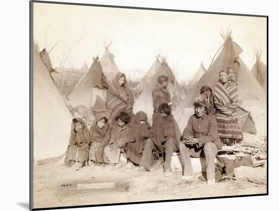 What's Left of Big Foot's Band, 1891-John C. H. Grabill-Mounted Photographic Print