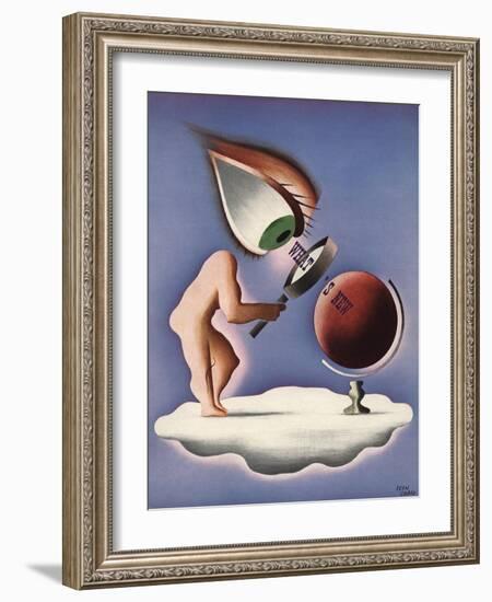 What's New Poster-Jean Carlu-Framed Giclee Print