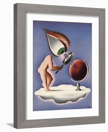 What's New Poster-Jean Carlu-Framed Giclee Print