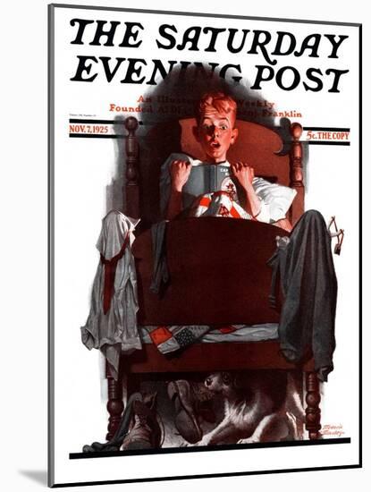 "What's That Noise?," Saturday Evening Post Cover, November 7, 1925-Frederic Stanley-Mounted Giclee Print