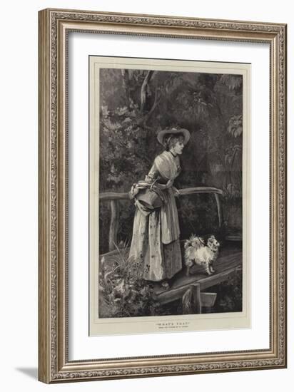 What's That?-Henry Woods-Framed Giclee Print