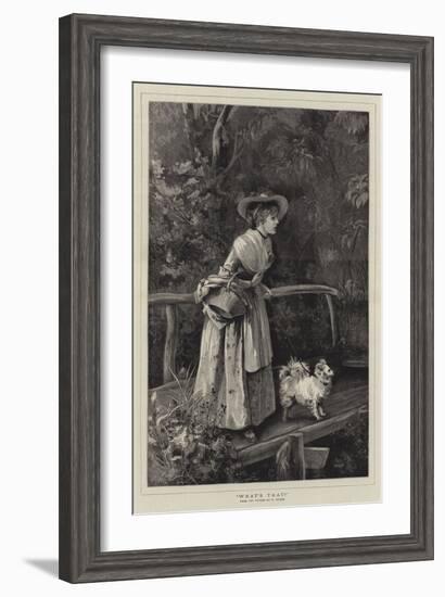 What's That?-Henry Woods-Framed Giclee Print