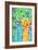 What's Up Giraffe-Jennifer McCully-Framed Giclee Print