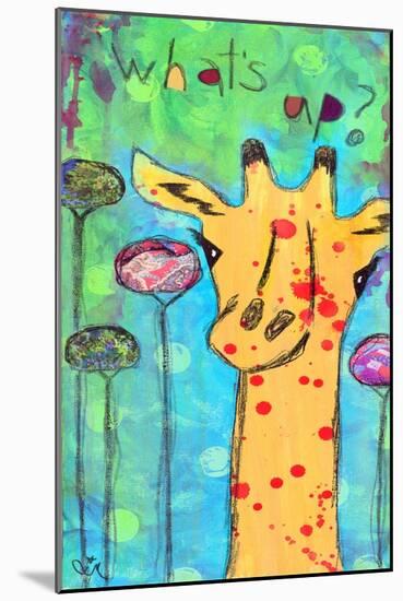 What's Up Giraffe-Jennifer McCully-Mounted Giclee Print