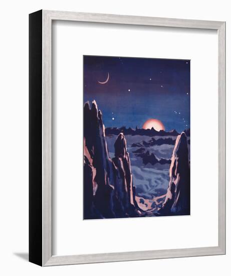 'What Sunrise on the Moon Must Be Like', 1935-Unknown-Framed Giclee Print