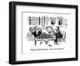"What the hell, Senator?let's cut to the chase." - New Yorker Cartoon-Lee Lorenz-Framed Premium Giclee Print