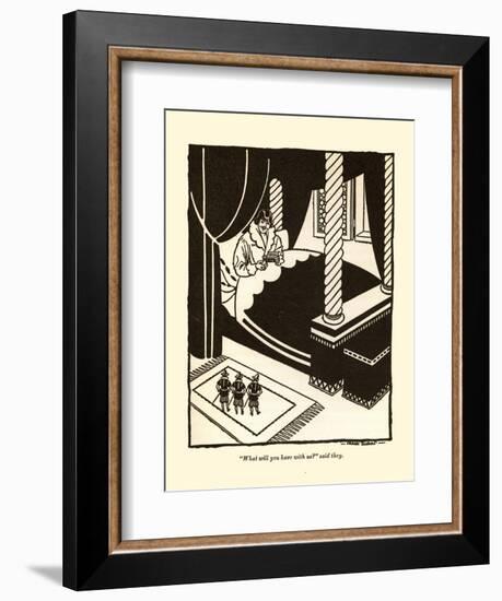 What Will You Have With Us?-Frank Dobias-Framed Art Print