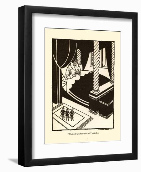 What Will You Have With Us?-Frank Dobias-Framed Art Print