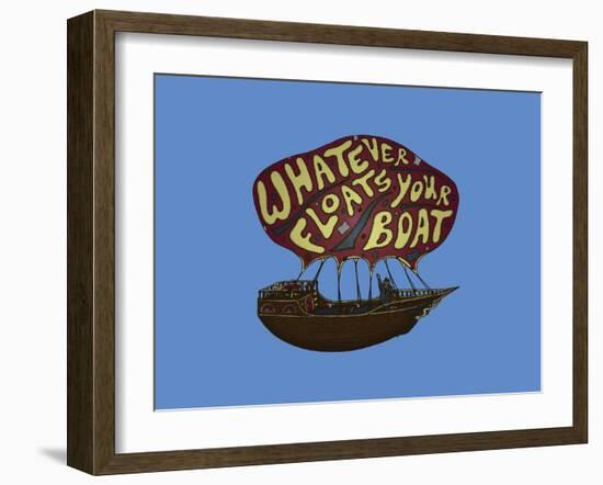 Whatever Floats Your Boat-Steven Wilson-Framed Giclee Print