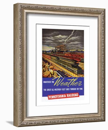 Whatever the Weather-null-Framed Art Print