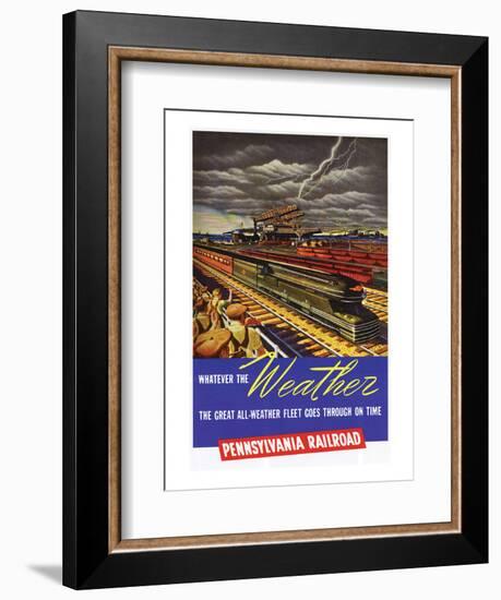 Whatever the Weather-null-Framed Art Print