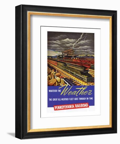 Whatever the Weather-null-Framed Art Print