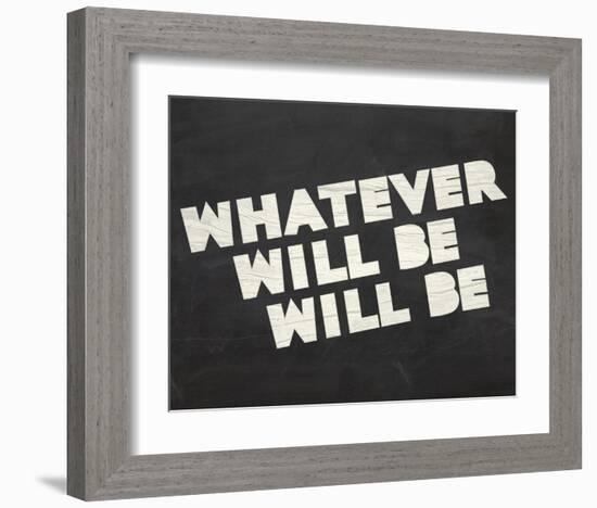 Whatever Will Be-Urban Cricket-Framed Art Print